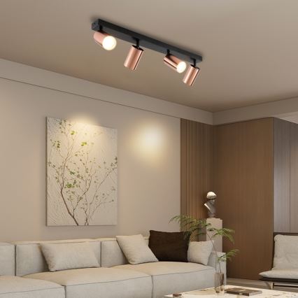 Bodové svítidlo PUNTO 4xGU10/9W/230V rose gold