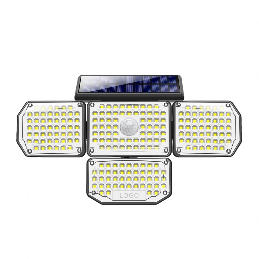 LED Solární nástěnné svítidlo se senzorem LED/5W/5,5V IP65 2400 mAh