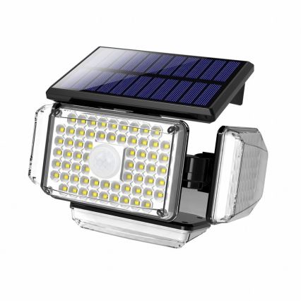 LED Solární nástěnné svítidlo se senzorem LED/5W/5,5V IP65 2400 mAh