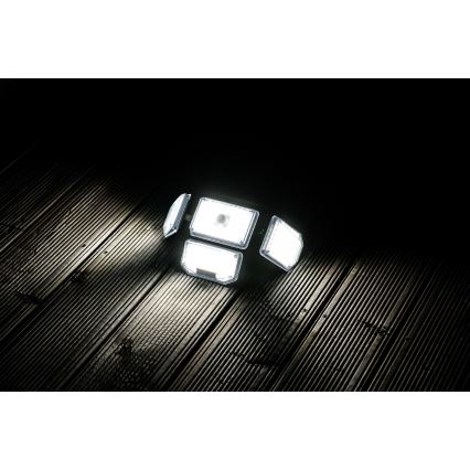 LED Solární nástěnné svítidlo se senzorem LED/5W/5,5V IP65 2400 mAh