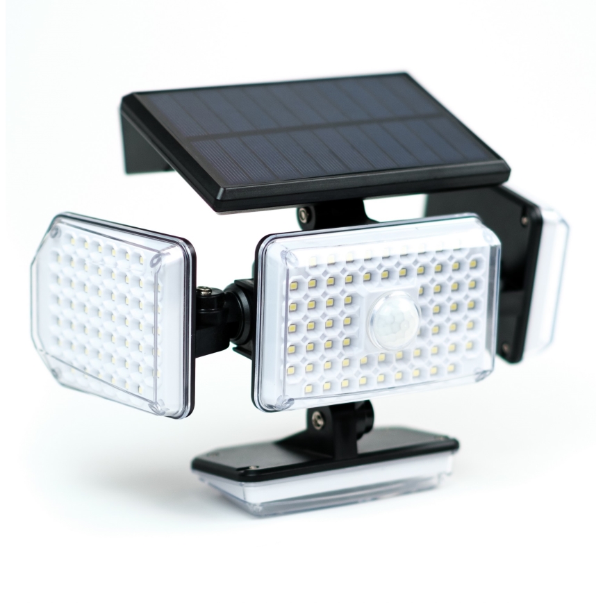 LED Solární nástěnné svítidlo se senzorem LED/5W/5,5V IP65 2400 mAh