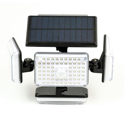 LED Solární nástěnné svítidlo se senzorem LED/5W/5,5V IP65 2400 mAh