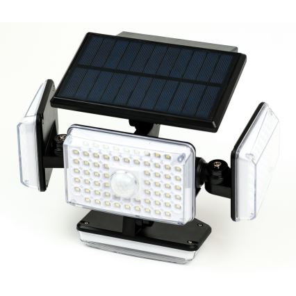 LED Solární nástěnné svítidlo se senzorem LED/5W/5,5V IP65 2400 mAh