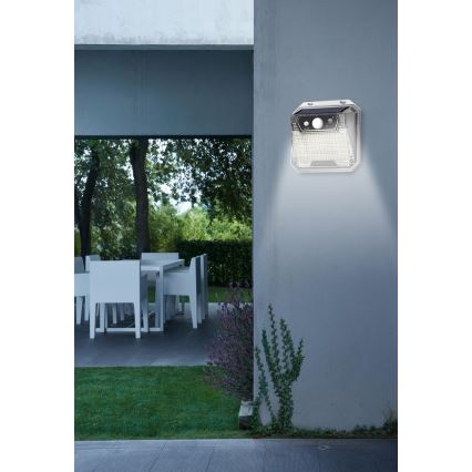 LED Solární nástěnné svítidlo se senzorem LED/3W/5,5V IP65 1200 mAh