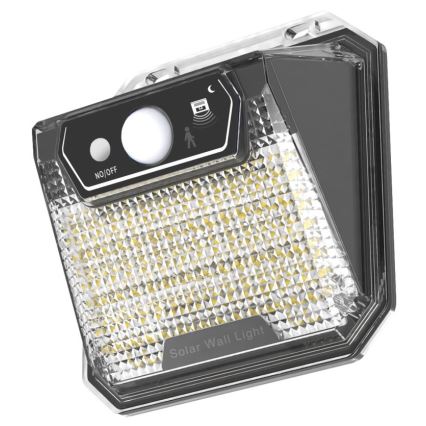 LED Solární nástěnné svítidlo se senzorem LED/3W/5,5V IP65 1200 mAh