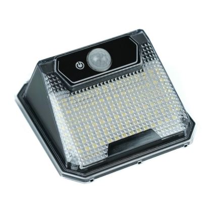 LED Solární nástěnné svítidlo se senzorem LED/3W/5,5V IP65 1200 mAh