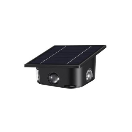 LED Solární nástěnné svítidlo se senzorem LED/2W/5V IP54 1300 mAh