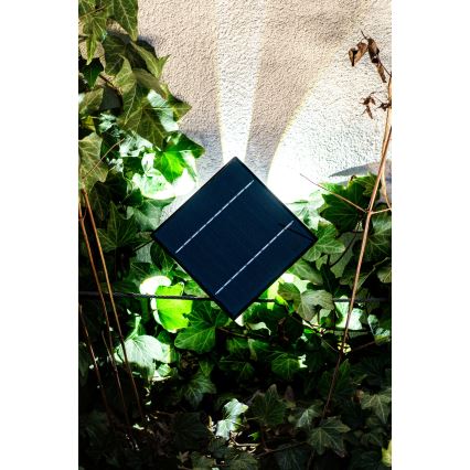 LED Solární nástěnné svítidlo se senzorem LED/2W/5V IP54 1300 mAh