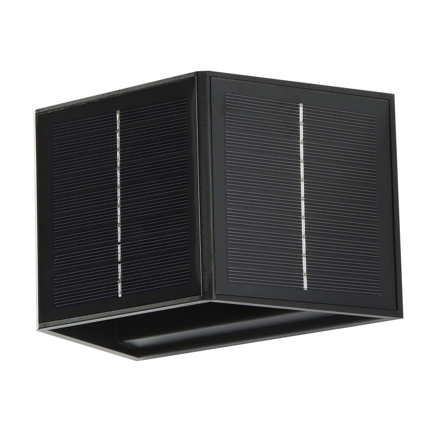 LED Solární nástěnné svítidlo se senzorem LED/2W/5V IP54 1300 mAh