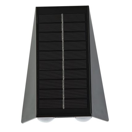 LED Solární nástěnné svítidlo se senzorem LED/2W/5V IP54 1300 mAh