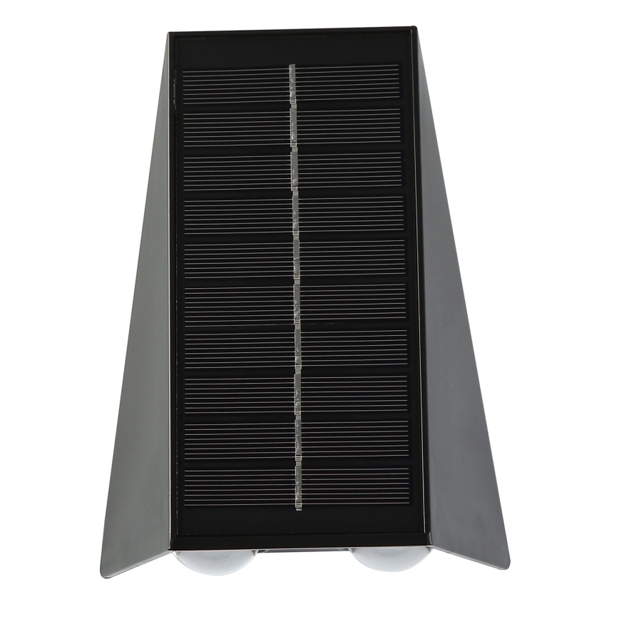 LED Solární nástěnné svítidlo se senzorem LED/2W/5V IP54 1300 mAh