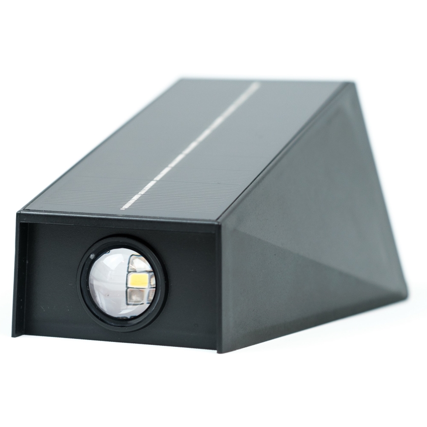 LED Solární nástěnné svítidlo se senzorem LED/2W/5V IP54 1300 mAh