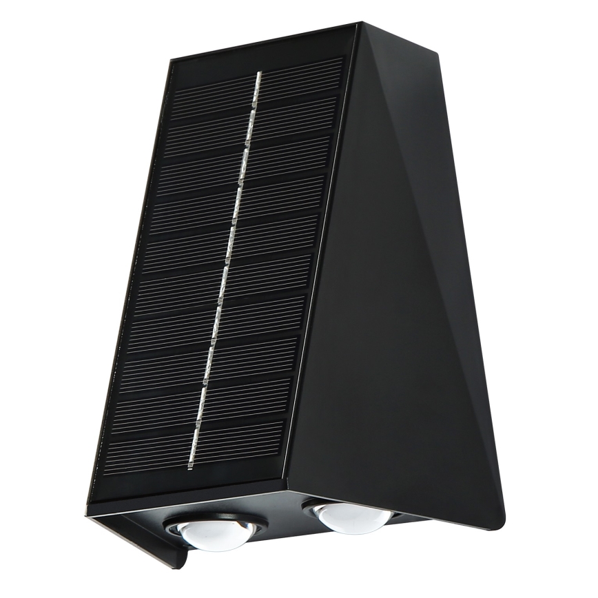 LED Solární nástěnné svítidlo se senzorem LED/2W/5V IP54 1300 mAh