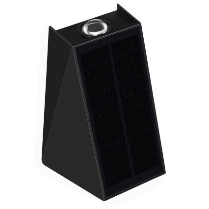 LED Solární nástěnné svítidlo se senzorem LED/2W/5V IP54 1300 mAh