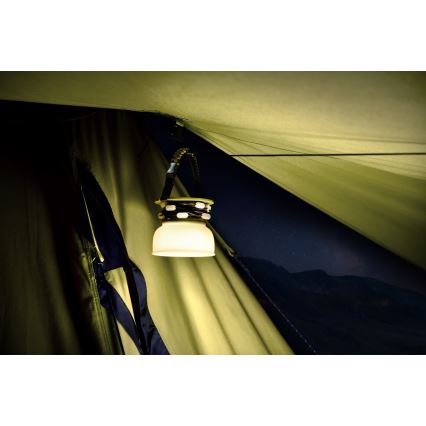 LED RGB Přenosná solární nabíjecí lampa s LED řetězem LED/10W/5V 3600 mAh IP65 3600 mAh