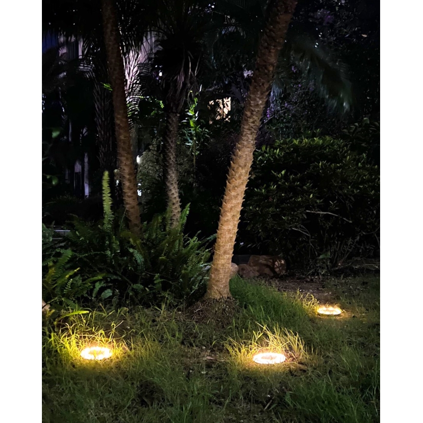 SADA 4x LED Venkovní solární osvětlení se senzorem LED/0,048W/2V IP68 600 mAh