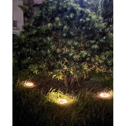 SADA 4x LED Venkovní solární osvětlení se senzorem LED/0,048W/2V IP68 600 mAh