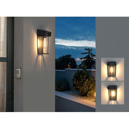 LED Solární nástěnné svítidlo se senzorem LED/2V IP44 600 mAh
