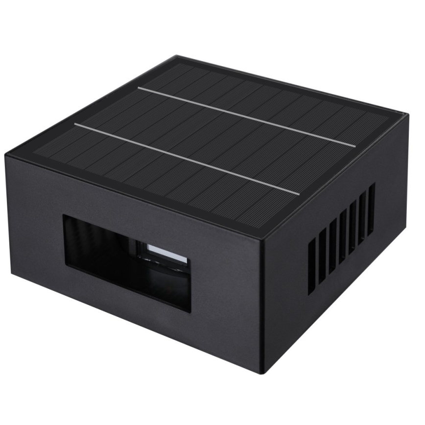 LED Solární nástěnné svítidlo LED/2W/3,7V 4000K IP44 1300 mAh