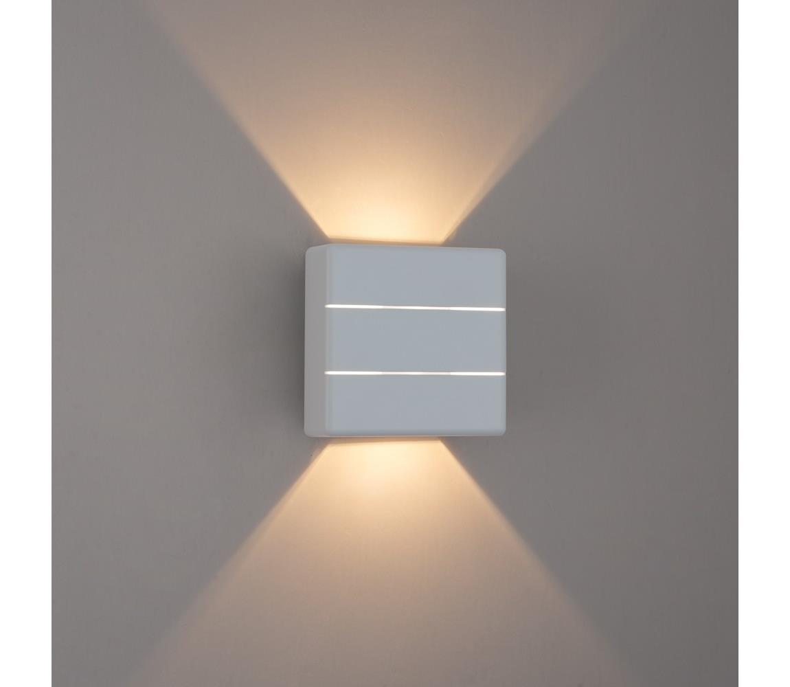 08521L - LED Venkovní nástěnné svítidlo LUXLINE 6W/230V 3000K IP54 bílá 08521L – Alasans