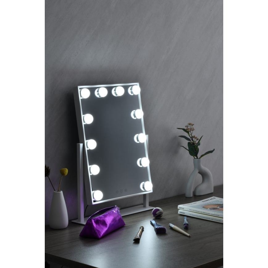 LED Stmívatelné kosmetické zrcátko MUST HAVE LED/12W/230V