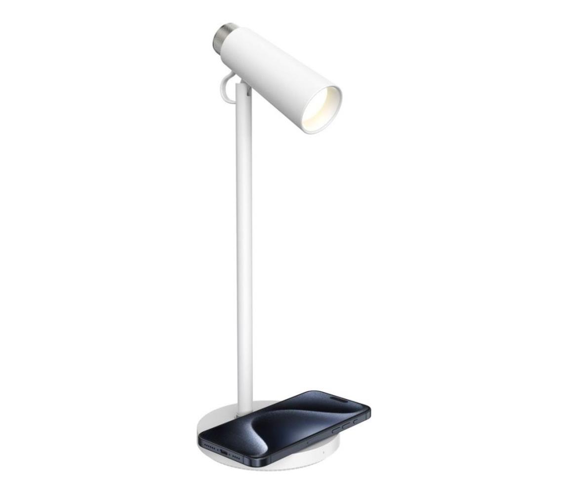 Immax Immax 08990L - LED Stmívatelná stolní lampa s Qi nabíjením TIT LED/12W/230V bílá IM1364