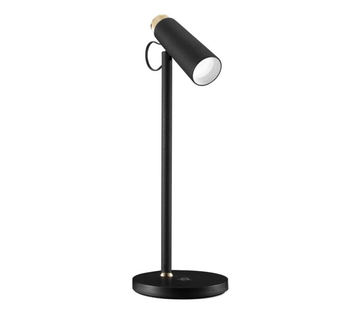 Immax Immax 08991L- LED Stmívatelná stolní lampa s Qi nabíjením TIT LED/12W/230V černá IM1365