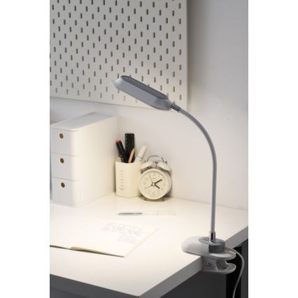 LED+CCT Stmívatelná stolní lampa s klipem CLIP LED/7,5W/230V 3000/4200/5000K bílá