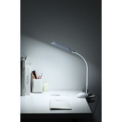 LED+CCT Stmívatelná stolní lampa s klipem CLIP LED/7,5W/230V 3000/4200/5000K bílá