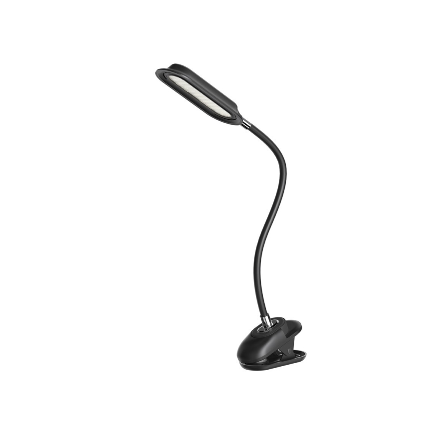 LED+CCT Stmívatelná stolní lampa s klipem CLIP LED/7,5W/230V 3000/4200/5000K černá