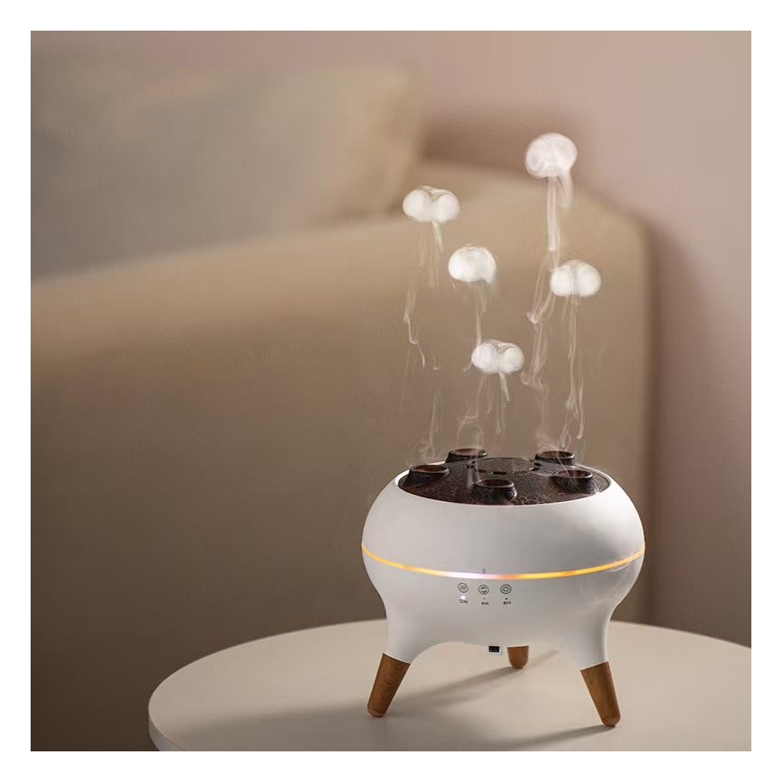 Immax 09104L - Aroma difusér a zvlhčovač vzduchu JELLYFISH LED/11W/5V