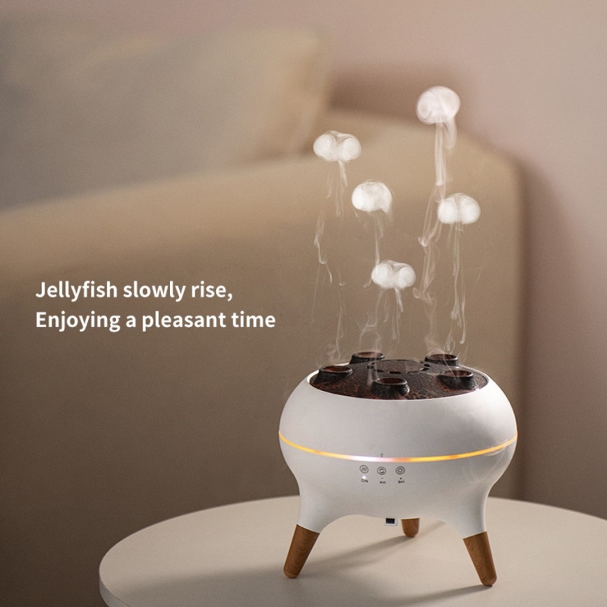 Immax 09104L - Aroma difusér a zvlhčovač vzduchu JELLYFISH LED/11W/5V