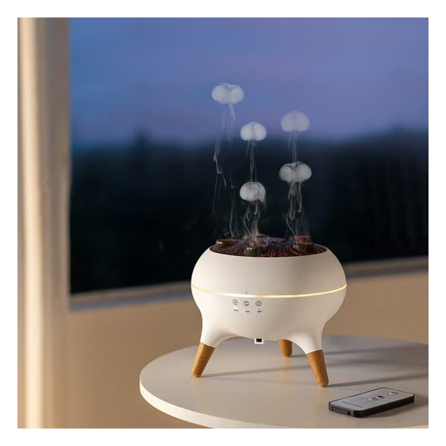 Immax 09104L - Aroma difusér a zvlhčovač vzduchu JELLYFISH LED/11W/5V
