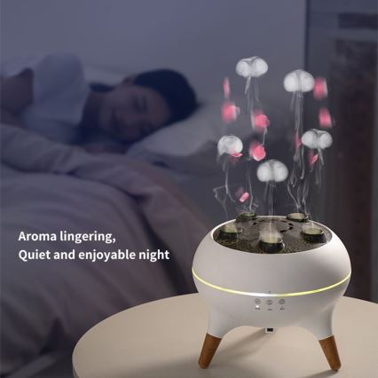 Immax 09104L - Aroma difusér a zvlhčovač vzduchu JELLYFISH LED/11W/5V
