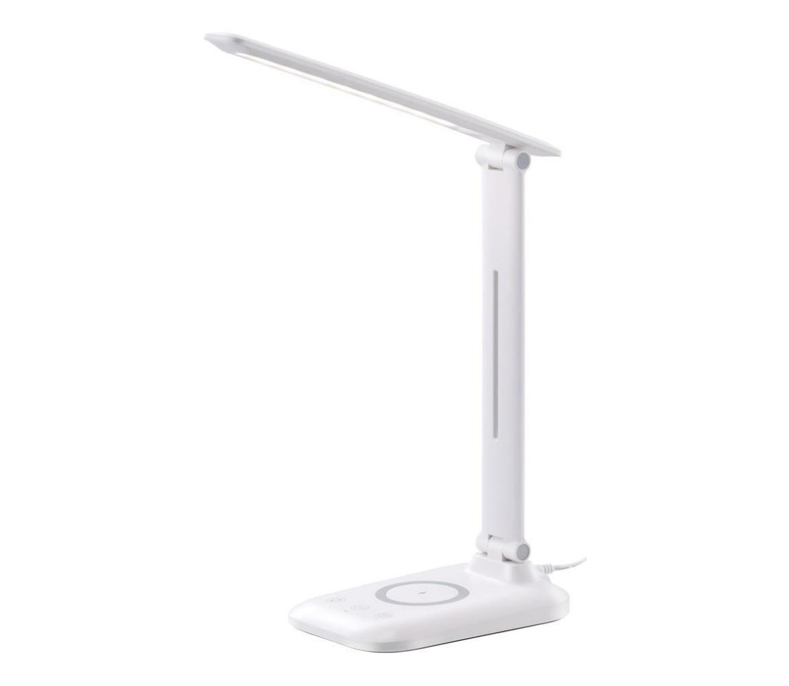 09107L - LED Stm stolní lampa s bez nabíjením QI LUMI LED/7W/230V bílá 09107L – Alasans
