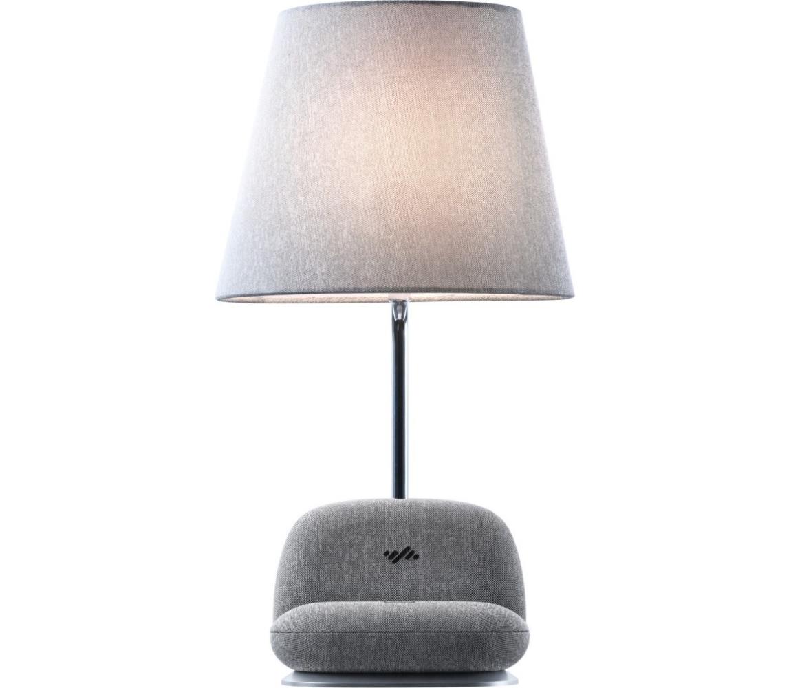 09109L - LED Stm stolní lampa s bez nabíjením Qi SOFA LED/6W/230V šedá 09109L – Alasans