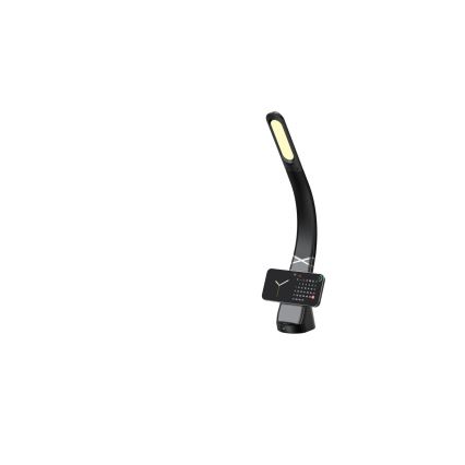 LED Stmívatelná stolní lampa s bezdrátovým nabíjením MAGIC LED/5W/230V černá