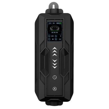 Immax - Cestovní nabíjecí stanice EV pro elektromobily AC Type 2 16A/380V 11kW + zástrčka 230V, 3,7kW 5m + pouzdro