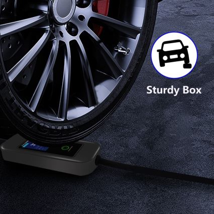 Immax - Cestovní nabíjecí stanice EV pro elektromobily AC Type 2 32A/380V 22kW + zástrčka 230V 5m Wi-Fi Tuya