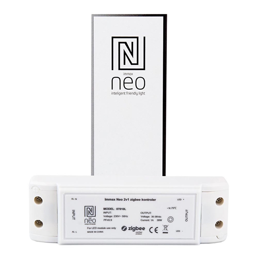 Immax NEO 07010L - Propojovací zařízení 2v1 38W/230V ZigBee