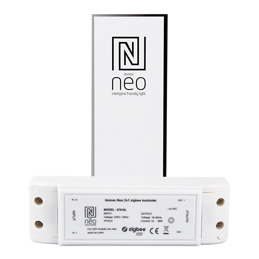 Immax NEO 07010L - Propojovací zařízení 2v1 38W/230V ZigBee