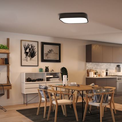 Immax NEO 07041L - LED Stmívatelné stropní svítidlo RECUADRO LED/67W/230V 80x80 Tuya + dálkové ovládání