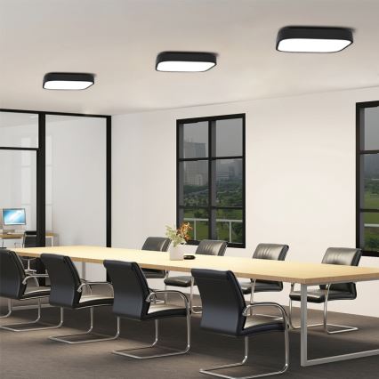 Immax NEO 07041L - LED Stmívatelné stropní svítidlo RECUADRO LED/67W/230V 80x80 Tuya + dálkové ovládání