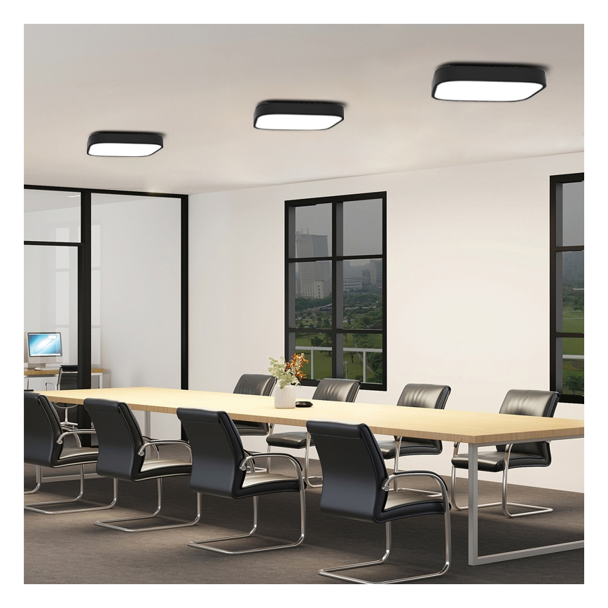 Immax NEO 07041L - LED Stmívatelné stropní svítidlo RECUADRO LED/67W/230V 80x80 Tuya + dálkové ovládání