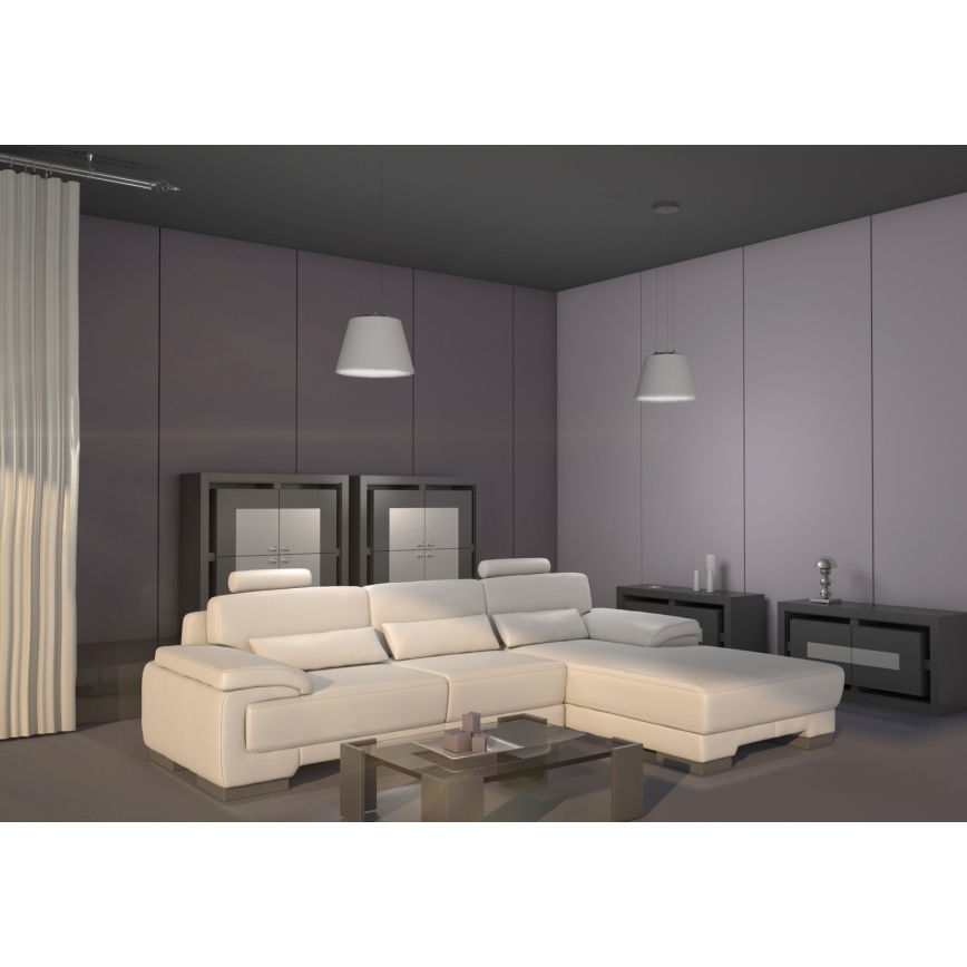 Immax NEO 07053L - LED RGBW Stmívatelný lustr na lanku CONO 1xE27/8,5W/230V 32 cm Tuya + dálkové ovládání