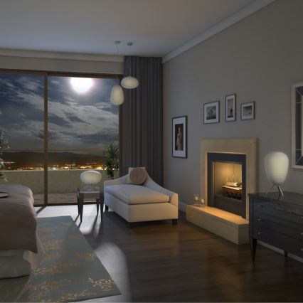 Immax NEO 07066L - LED RGBW Stmívatelný lustr COCONO 1xE27/8,5W/100-240V 24 cm Tuya + dálkové ovládání 