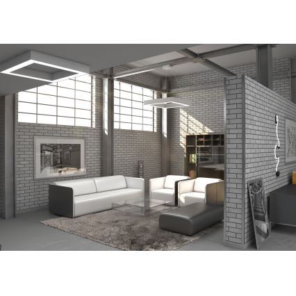 Immax NEO 07071L - LED Stmívatelný lustr na lanku CANTO LED/60W/230V 80x80 cm Tuya + dálkové ovládání