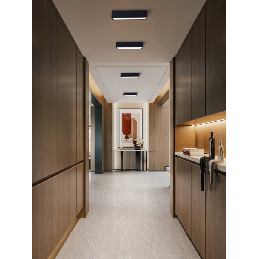 Immax NEO 07074-60 - LED Stmívatelné stropní svítidlo CANTO LED/34W/230V černá Tuya + dálkové ovládání