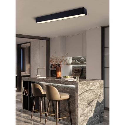 Immax NEO 07074-90 - LED Stmívatelné stropní svítidlo CANTO LED/50W/230V černá Tuya + dálkové ovládání