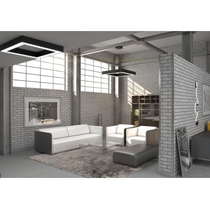 Immax NEO 07074L - LED Stmívatelné stropní svítidlo CANTO LED/60W/230V 80x80 cm Tuya + dálkové ovládání